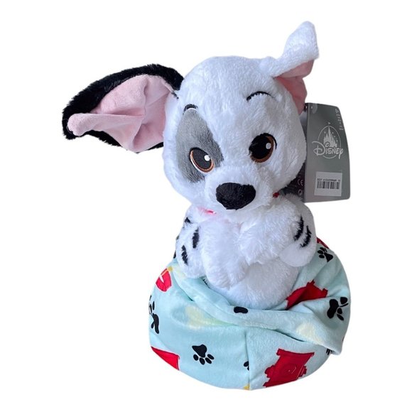 Disney Parks Disney Babies 101 Dalmatians Patch in Pouch Blanket Dog Plush - Picture 7 of 10